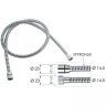 Душевой шланг Remer 334CNNC150brass Хром Черный