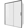 Душевой уголок Aquanet Pleasure Evo AE65-150x90-BT 150x90 324142 профиль Черный стекло прозрачное