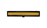 Душевой лоток PlastBrno DESIGN 4 46 SZH9400 с решеткой цвет Матовое золото