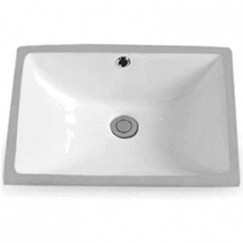 Раковина SantiLine 47 SL-3003 Белая фаянс полувстраиваемая