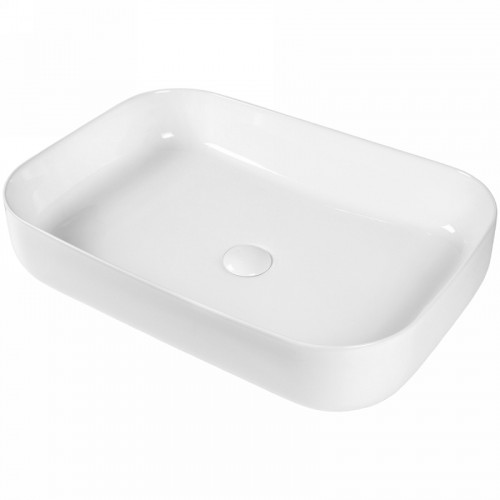 Раковина-чаша Bond 60 S54-600 Белая глянцевая фарфор накладная