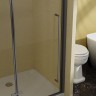 Душевая дверь Vincea Slim-N 90 VDPH-5SN900CLGM профиль Вороненая сталь стекло прозрачное