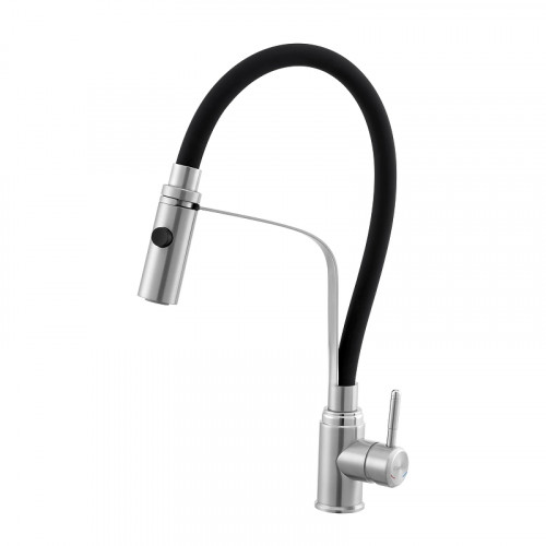 Смеситель для кухни Knotlor Streamline SS-07 цвет Матовая сталь