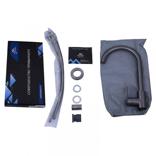 Смеситель для кухни Fashun A54001N-17 цвет Графит