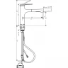 Смеситель для кухни Hansgrohe Zesis M33 74804000 Хром латунь