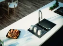 Кухонная мойка Alveus Granital Cadit 20 Terra G22 790x500 1132023 Песчаная искусственный камень (литьевой мрамор) встраиваемый