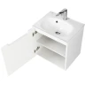 Тумба под раковину BelBagno Etna 50 L ETNA-500-1A-SO-BL-P-L подвесная Bianco Lucido МДФ / ЛДСП