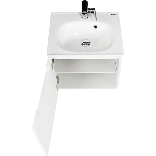 Тумба под раковину BelBagno Etna 50 L ETNA-500-1A-SO-BL-P-L подвесная Bianco Lucido МДФ / ЛДСП