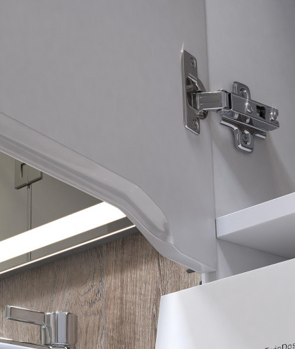 Шкаф пенал Vigo Grani 40 64 036 над стиральной машиной цвет Белый