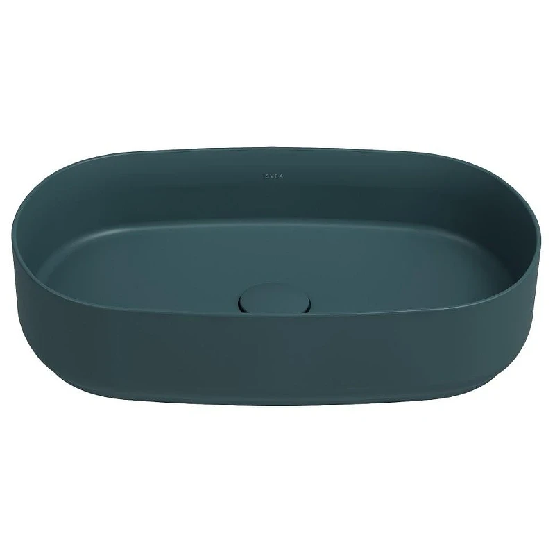 Раковина Isvea Infinity 55 10NF65055SV-2P цвет Изумрудный матовый