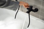 Смеситель для ванны Hansgrohe Rebris E 72450670 Черный матовый латунь на стену