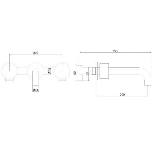 Смеситель для раковины Abber Wasser Kreis AF81122B Черный матовый латунь встраиваемый