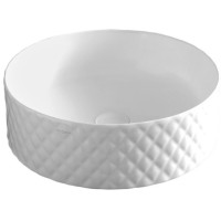 Раковина Artceram Rombo 44 OSL009 01 00 Белая фарфор накладная