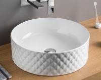 Раковина Artceram Rombo 44 OSL009 01 00 Белая фарфор накладная