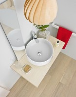 Раковина Artceram Rombo 44 OSL009 01 00 Белая фарфор накладная