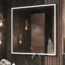 Зеркало Vigo Roberta Luxe 100 295 с подсветкой с бесконтактным выключателем с диммером с подогревом и часами