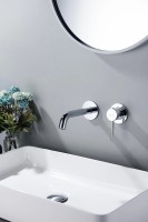 Смеситель для раковины Aquatek Европа AQ1313CR Хром латунь встраиваемый