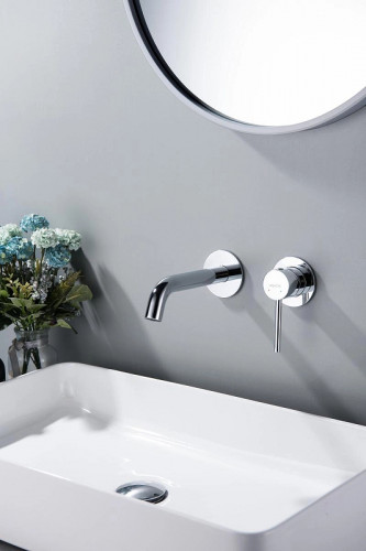 Смеситель для раковины Aquatek Европа AQ1313CR Хром латунь встраиваемый