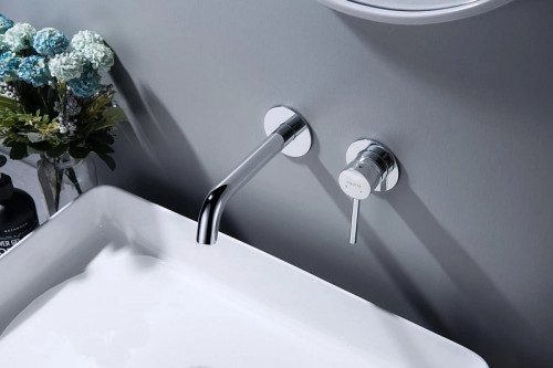 Смеситель для раковины Aquatek Европа AQ1313CR Хром латунь встраиваемый