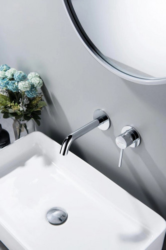 Смеситель для раковины Aquatek Европа AQ1313CR Хром латунь встраиваемый