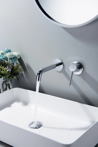 Смеситель для раковины Aquatek Европа AQ1313CR Хром латунь встраиваемый