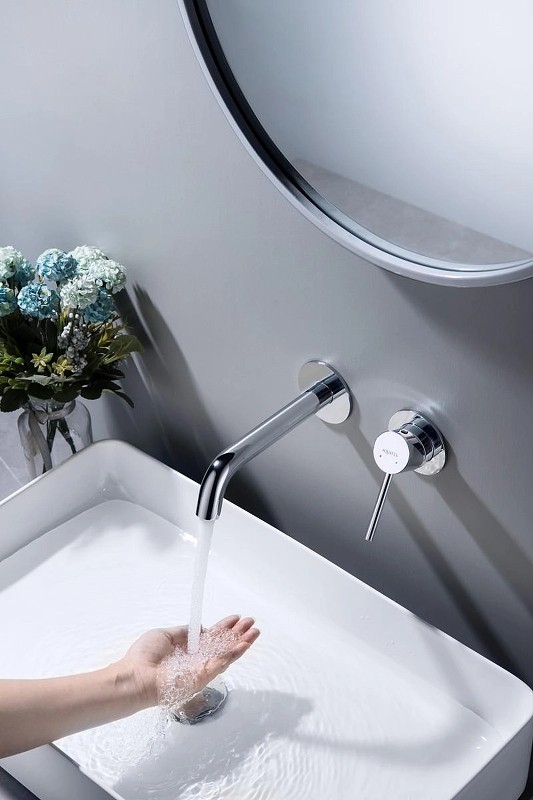 Смеситель для раковины Aquatek Европа AQ1313CR Хром латунь встраиваемый
