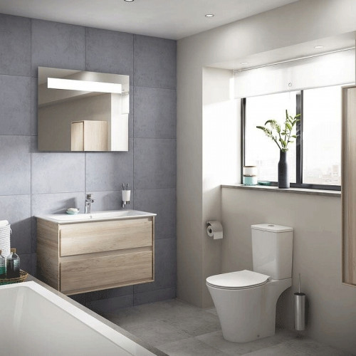 Унитаз компакт Ideal Standard Connect Air E009701 без бачка и сиденья фарфор напольный