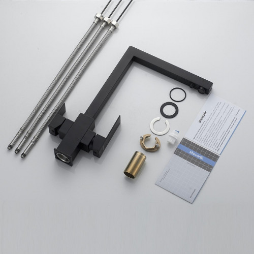 Смеситель для кухни Shevanik S148H цвет Черный