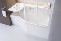 Акриловая ванна Marka One Convey 170x75 R 01кон1775п без гидромассажа