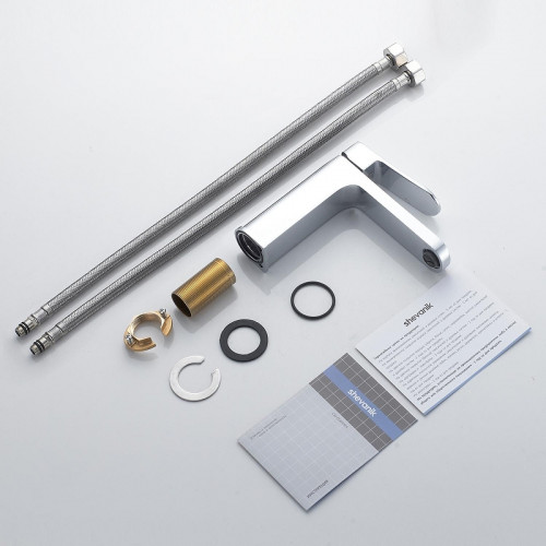 Смеситель для раковины Shevanik S4501 цвет Хром