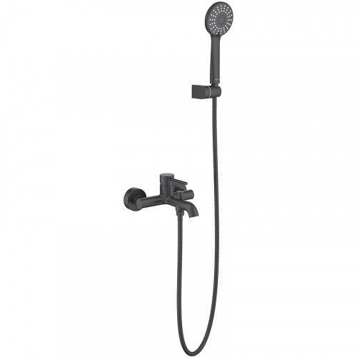 Смеситель для ванны Aquatek Европа AQ1349MB Черный матовый латунь на стену