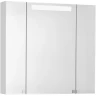 Зеркальный шкаф Aquaton Мадрид 80 М 1A175202MA010 с подсветкой Белый МДФ / ЛДСП, стекло