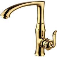 Смеситель для кухни Lemark Brava LM4705G Золото латунь