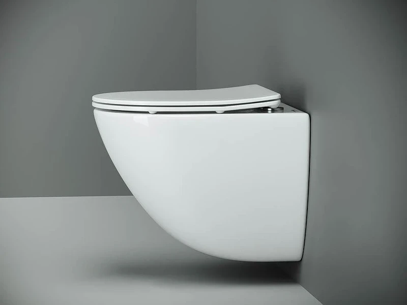 Комплект унитаза с инсталляцией Ceramicanova Mono CN1905_121001MB цвет Белый с сиденьем Микролифт и клавишей смыва цвет Черный матовый