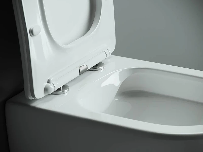 Комплект унитаза с инсталляцией Ceramicanova Mono CN1905_121001MB цвет Белый с сиденьем Микролифт и клавишей смыва цвет Черный матовый