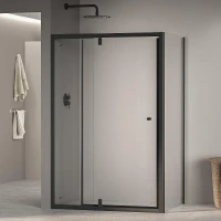 Душевой уголок RGW Passage 100x90 41084409-014 профиль цвет Черный стекло прозрачное