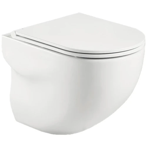 Унитаз BelBagno Onda BB066CHR подвесной без сиденья фаянс подвесной
