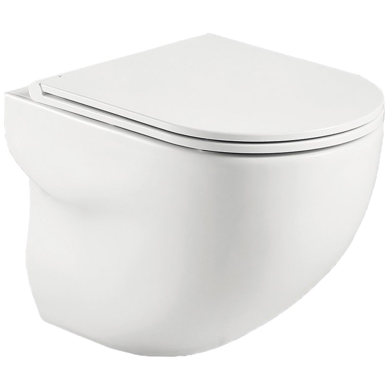 Унитаз BelBagno Onda BB066CHR подвесной без сиденья фаянс подвесной