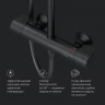 Душевая система AM.PM X-Joy F0785A422 с термостатом Черная матовая латунь на стену