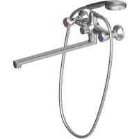Смеситель для ванны Dorff Modern D7095000 универсальный Хром латунь на стену