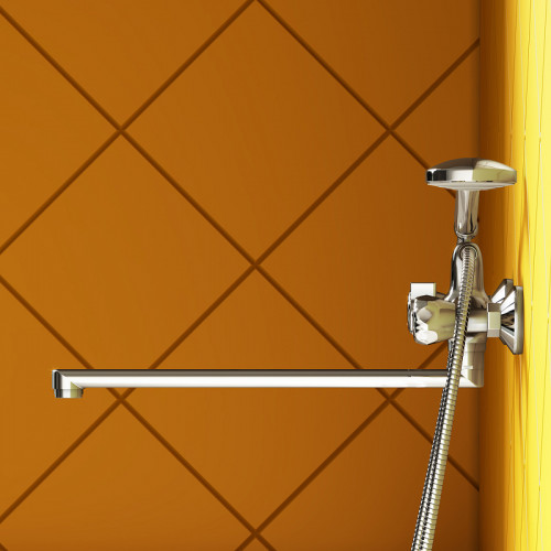 Смеситель для ванны Dorff Modern D7095000 универсальный Хром латунь на стену