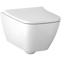 Унитаз Geberit Smyle Square 500.683.00.2 подвесной с сиденьем Микролифт фарфор подвесной