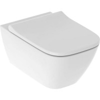 Унитаз Geberit Smyle Square 500.683.00.2 подвесной с сиденьем Микролифт фарфор подвесной