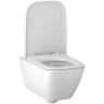 Унитаз Geberit Smyle Square 500.683.00.2 подвесной с сиденьем Микролифт фарфор подвесной