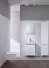 Унитаз Geberit Smyle Square 500.683.00.2 подвесной с сиденьем Микролифт фарфор подвесной