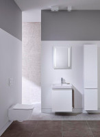 Унитаз Geberit Smyle Square 500.683.00.2 подвесной с сиденьем Микролифт фарфор подвесной