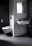 Унитаз Geberit Smyle Square 500.683.00.2 подвесной с сиденьем Микролифт фарфор подвесной