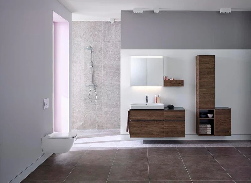 Унитаз Geberit Smyle Square 500.683.00.2 подвесной с сиденьем Микролифт фарфор подвесной