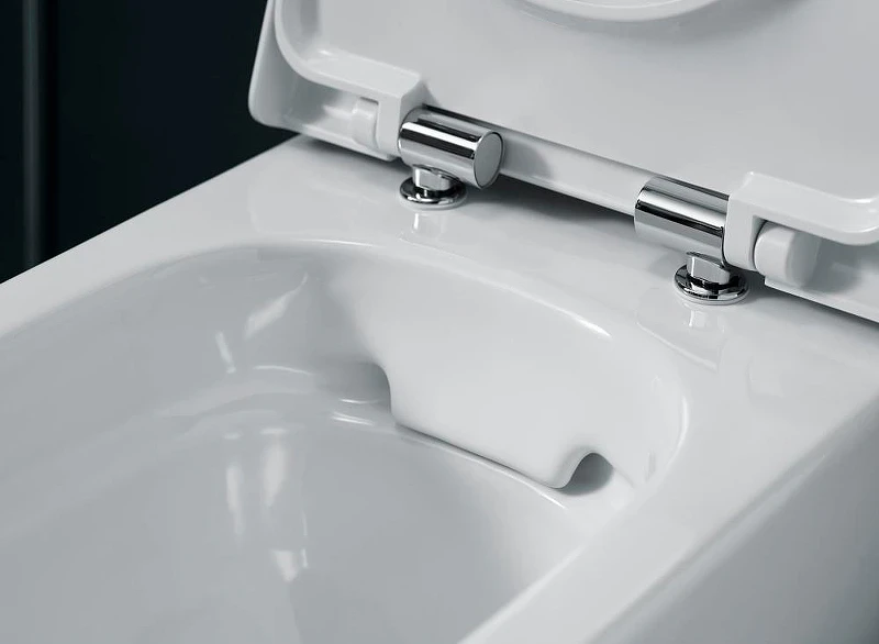 Унитаз Geberit Smyle Square 500.683.00.2 подвесной с сиденьем Микролифт фарфор подвесной