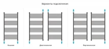 Водяной полотенцесушитель Сунержа Богема+ прямая 120x60 071-0220-1260 цвет Сатин